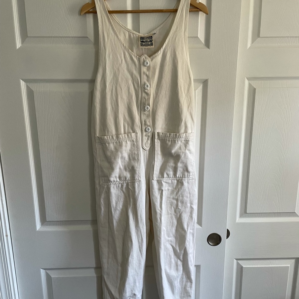 Jungmaven Hemp Button Front Jumper Coveralls/Over… - image 2